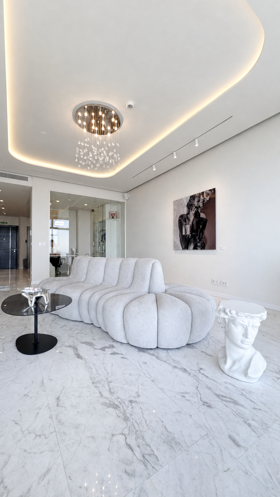 İstanbul’da Emaar Heights'ta parlak özel klinik salonu